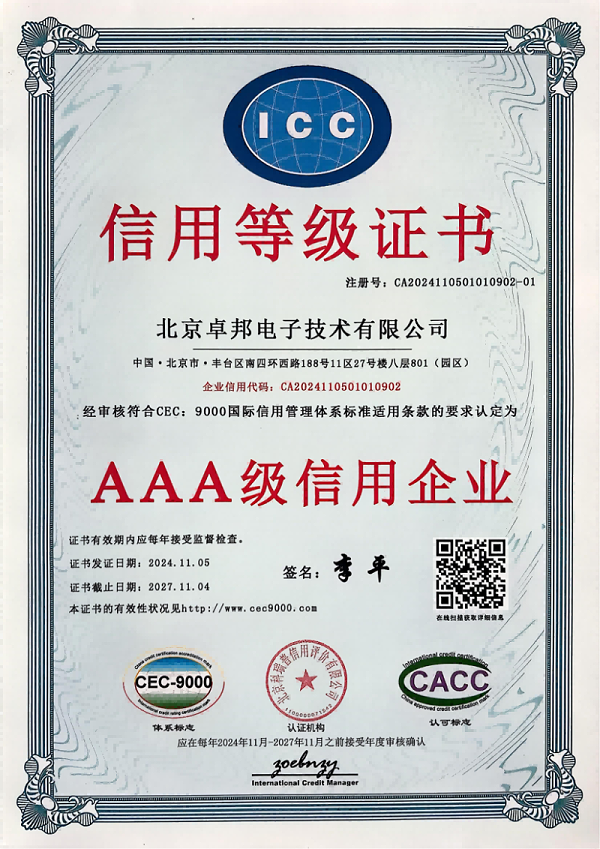 3A級信用企業(yè)(1)