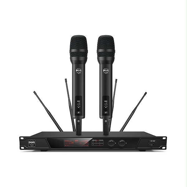 BBS商用話筒,GR-500,真分集話筒,一拖二無線麥克風(fēng),手持話筒,真分集演出話筒,真分集演出麥克風(fēng)