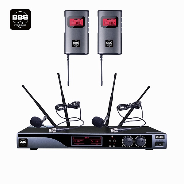 領(lǐng)夾話筒BBS商用話筒 U-5300D 舞臺(tái)演出麥克風(fēng) 無(wú)線麥克風(fēng) 無(wú)線會(huì)議話筒-BBS話筒商用系統(tǒng)U-5300