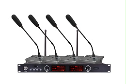 BBS商用話筒 WH800話筒 無(wú)線會(huì)議話筒 1拖4無(wú)線會(huì)議麥克風(fēng)-BBS話筒