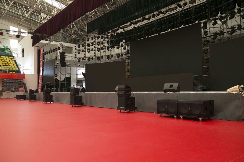 河南省第十三屆運動會閉幕式使用PRS舞臺音響