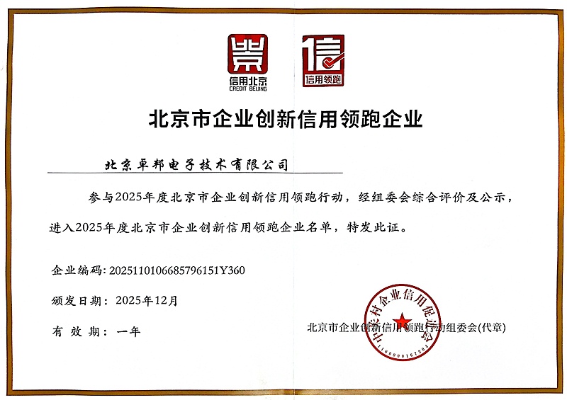 2025年信用領(lǐng)跑