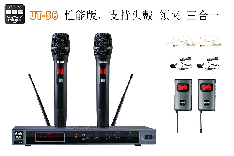 麥克風(fēng)(話筒):頭戴式、領(lǐng)夾式、手持麥克風(fēng)