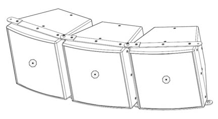 PRS音響 WINA系列 WINA15B音箱 意大利PRS 演出音響 無(wú)源音箱 低頻音箱WINA15B三視圖WINA15B安裝圖1