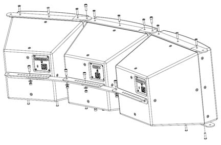 PRS音響 WINA系列 WINA15B音箱 意大利PRS 演出音響 無(wú)源音箱 低頻音箱WINA15B三視圖WINA15B安裝圖2