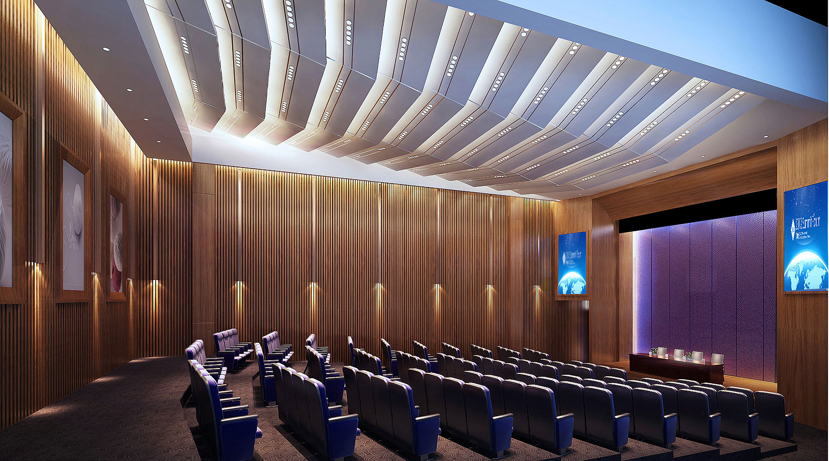 多功能會議廳空間視聽系統(tǒng)解決方案