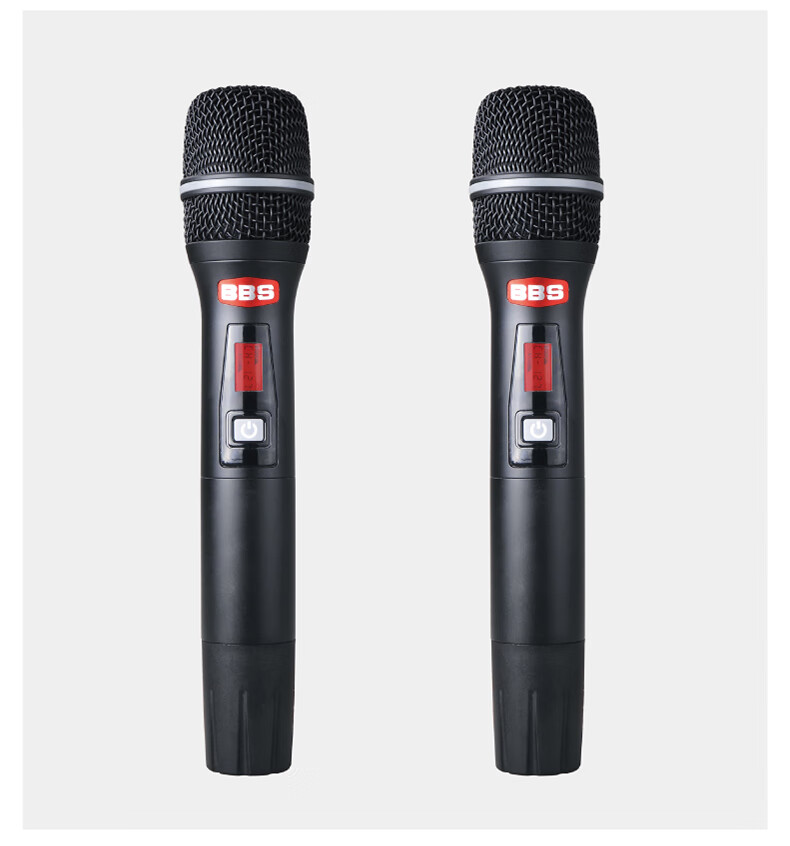 BBS娛樂話筒 HP-1 一拖二無線話筒 無線麥克風 真分集話筒 舞臺演出會議婚慶主持7